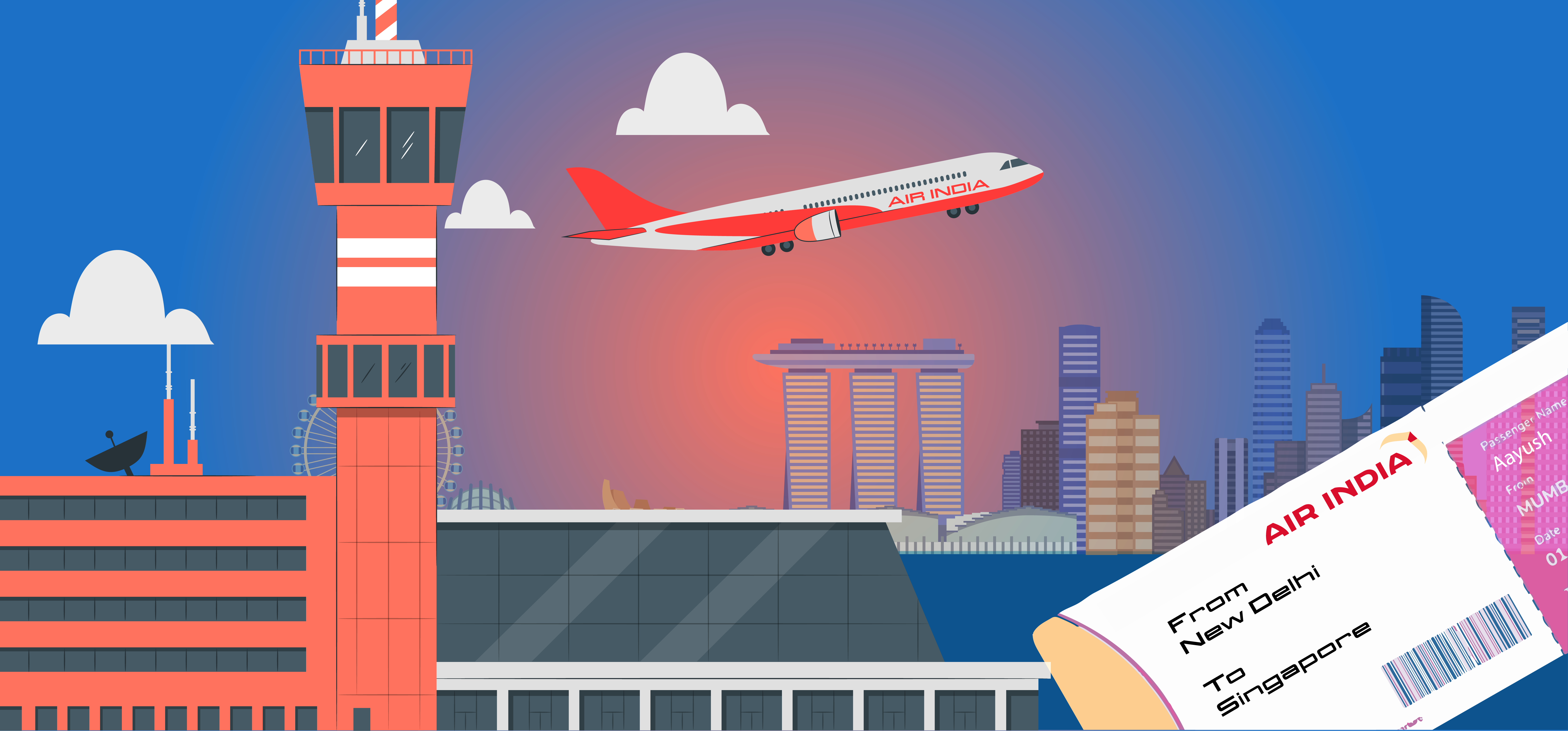 New Delhi to Singapore