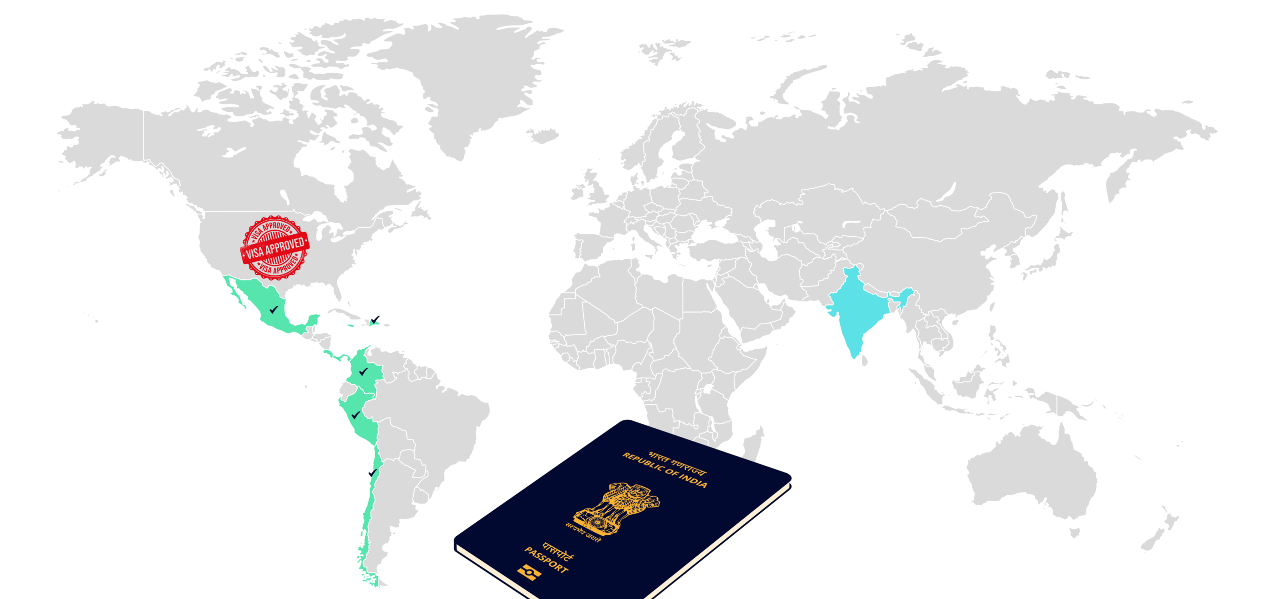 Visa Free Countries for Indian Passport Holders with a US Visa